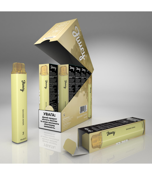  JUUCY S  Одноразова POD система  3ml. До 1200 затяжек, 650 mАh